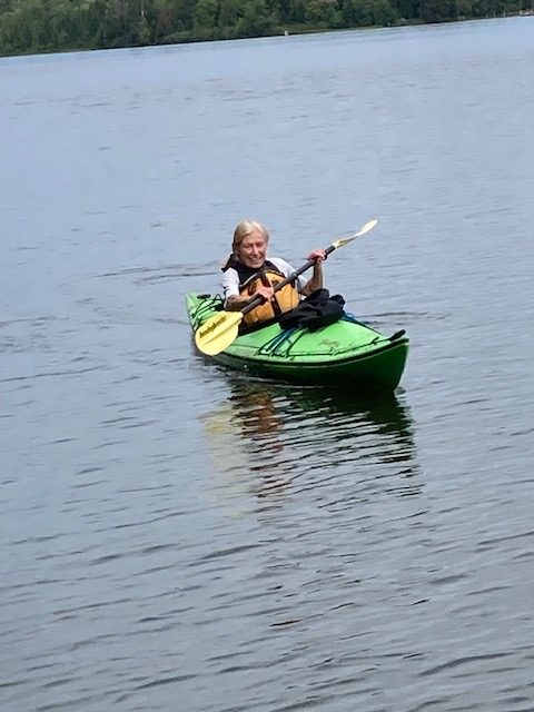 photo of Ter kayaking