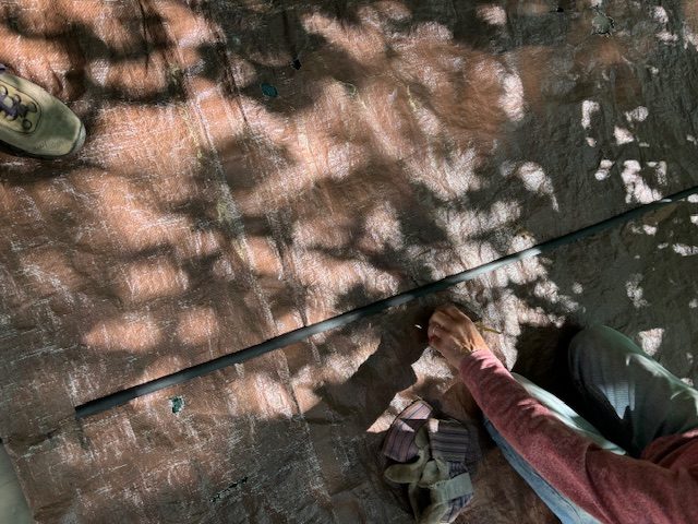 photo of measuring tarps